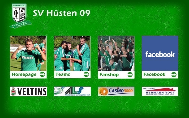 Herzlich Willkommen auf der offiziellen Homepage des SV H&uuml;sten 09